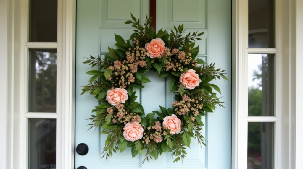 spring wreath for front door