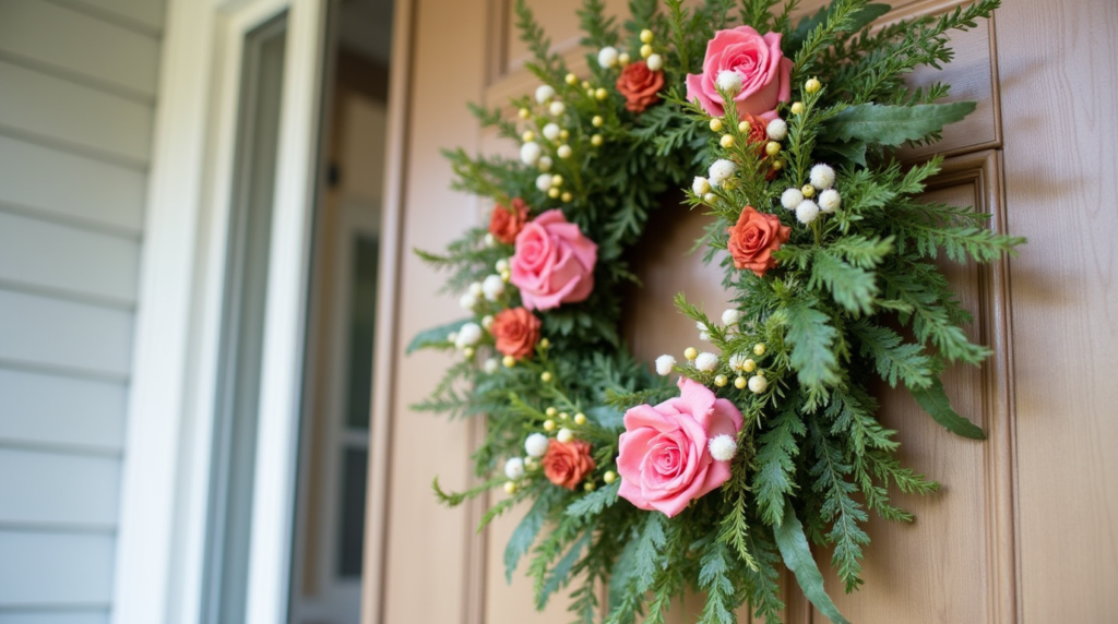 spring wreath for front door