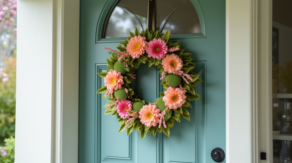 spring wreath for front door