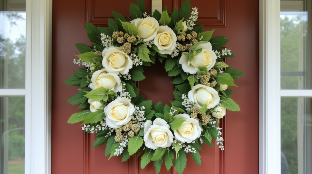 spring wreath for front door