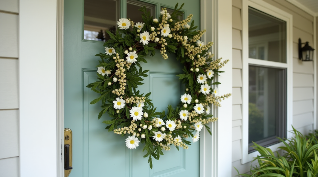 spring wreath for front door