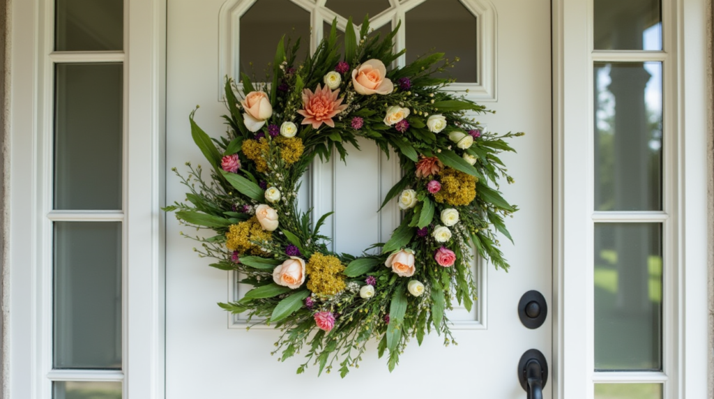 spring wreath for front door