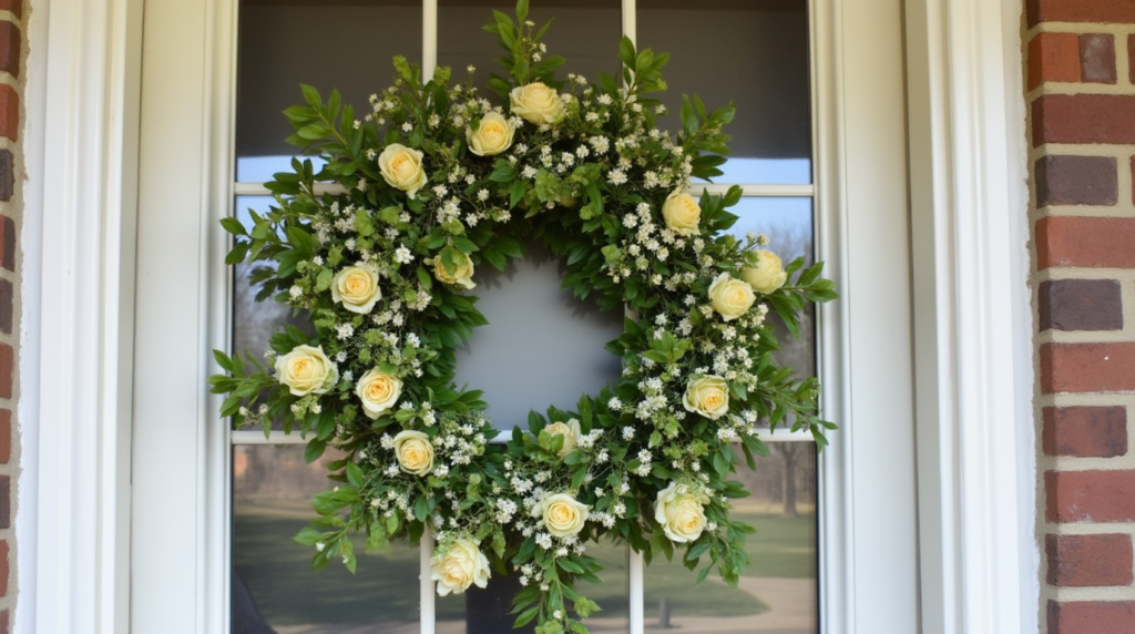 spring wreath for front door