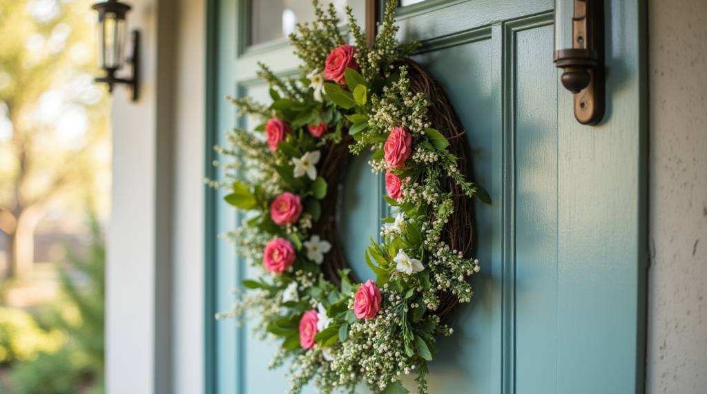 spring wreath for front door