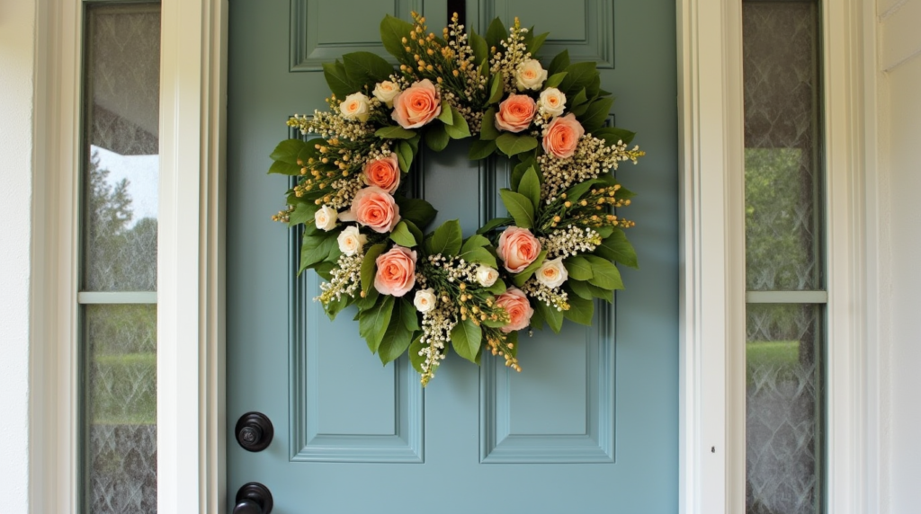 spring wreath for front door