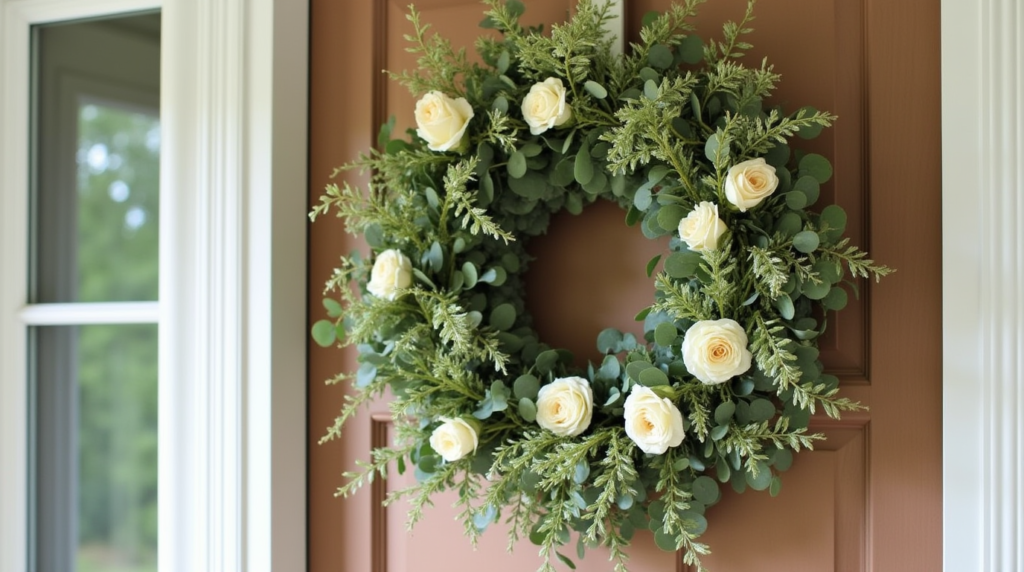 spring wreath for front door