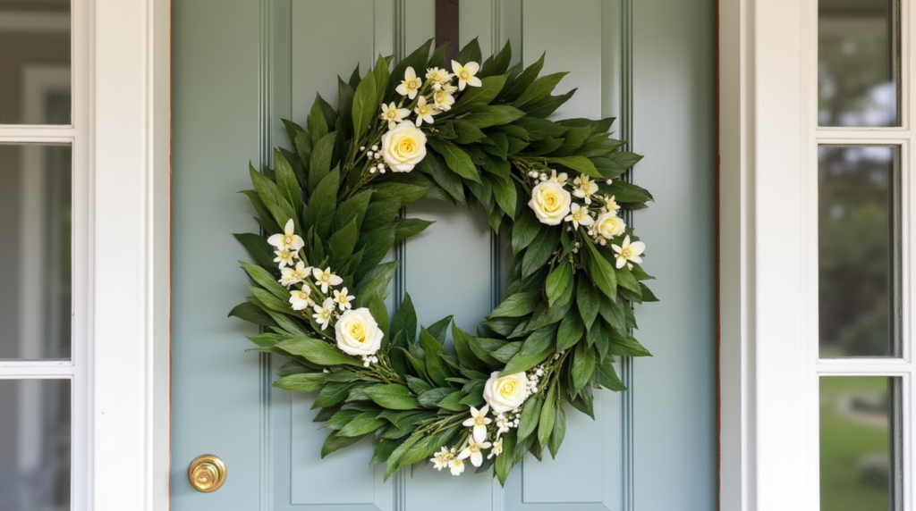 spring wreath for front door