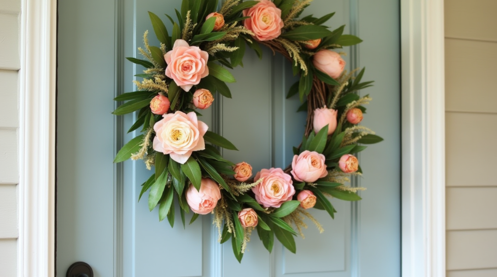 spring wreath for front door