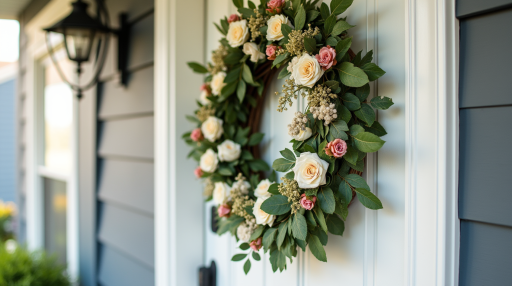 spring wreath for front door