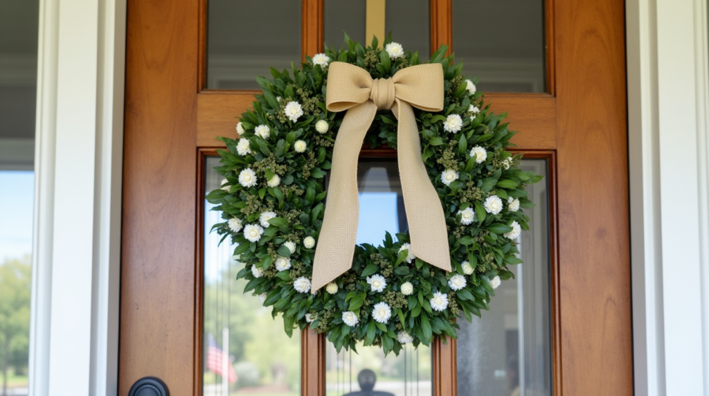 spring wreath for front door