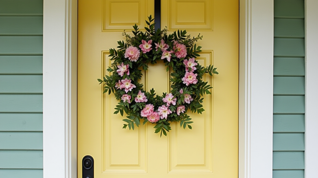 spring wreath for front door