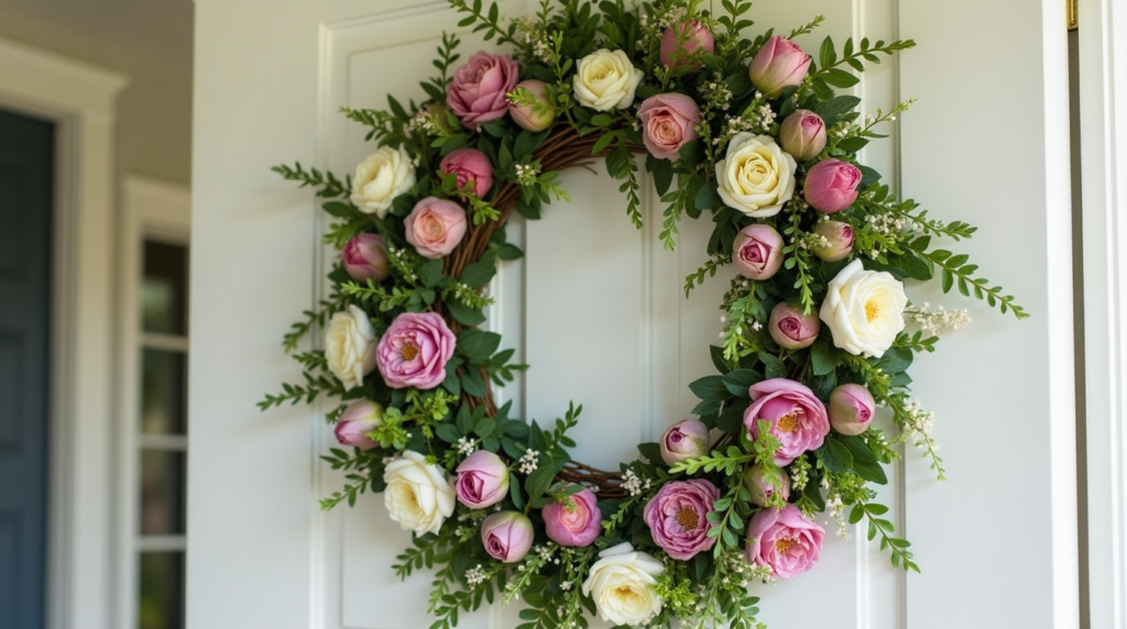 spring wreath for front door