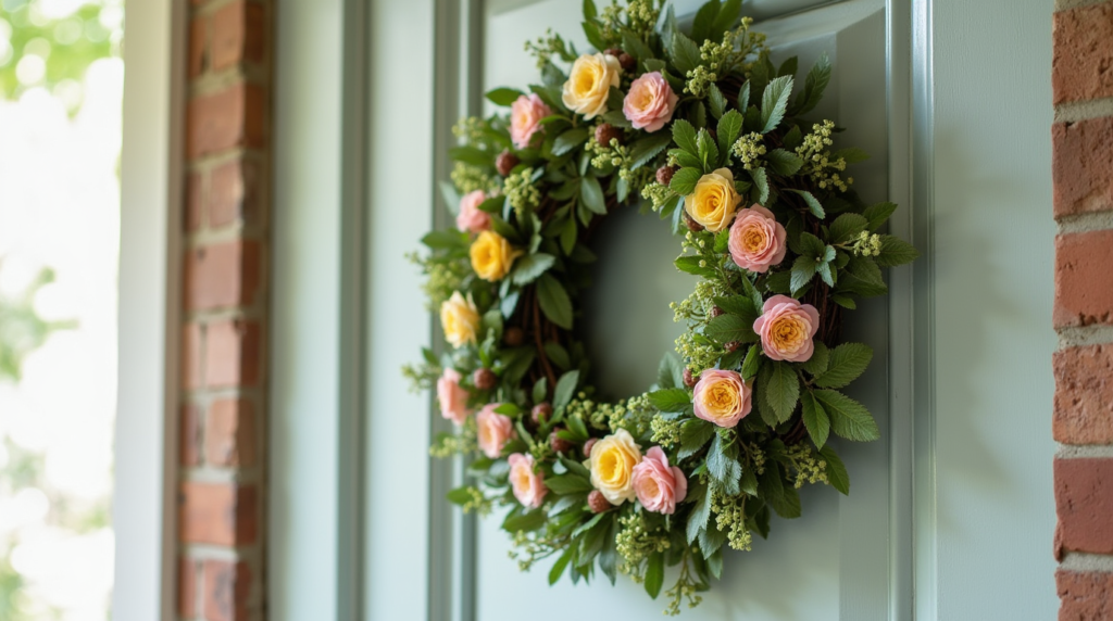 spring wreath for front door