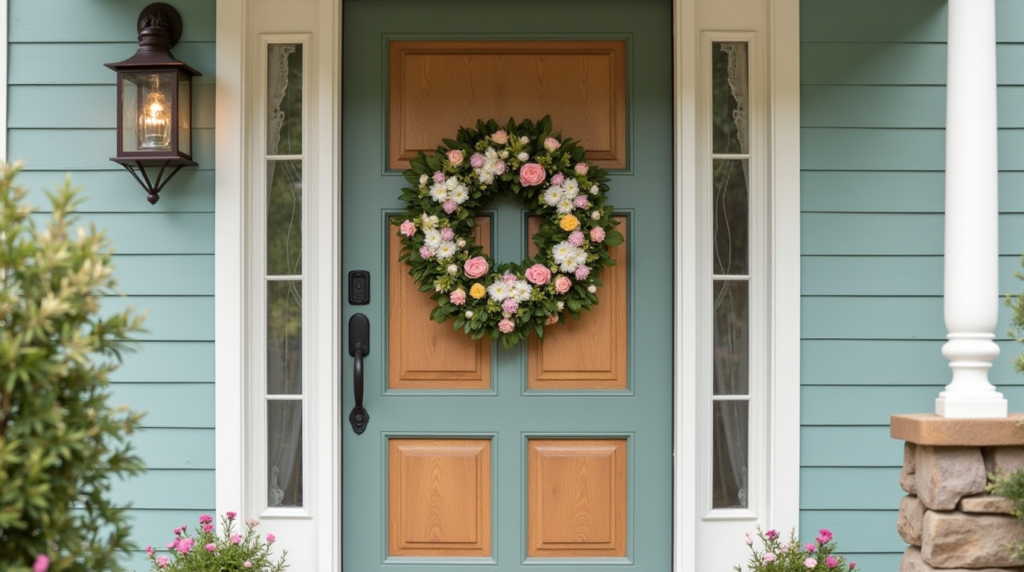 spring wreath for front door