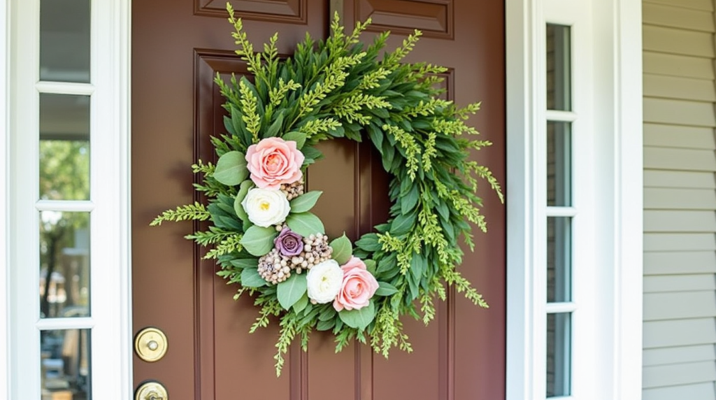 spring wreath for front door