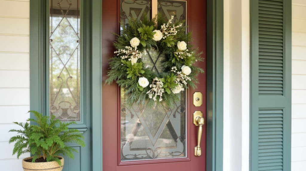 spring wreath for front door