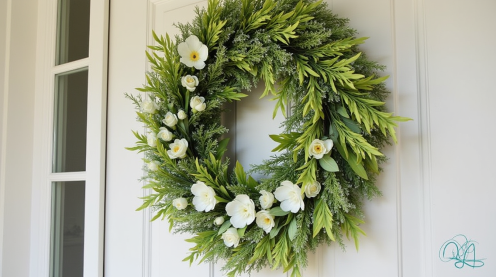 spring wreath for front door