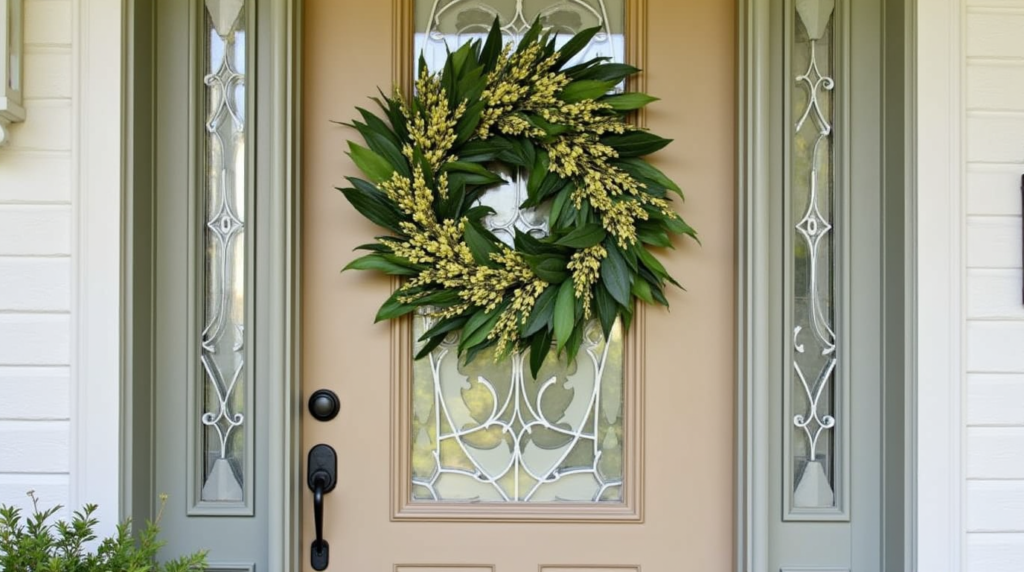 spring wreath for front door