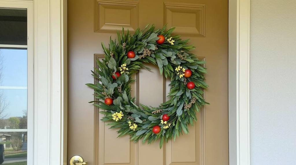 spring wreath for front door