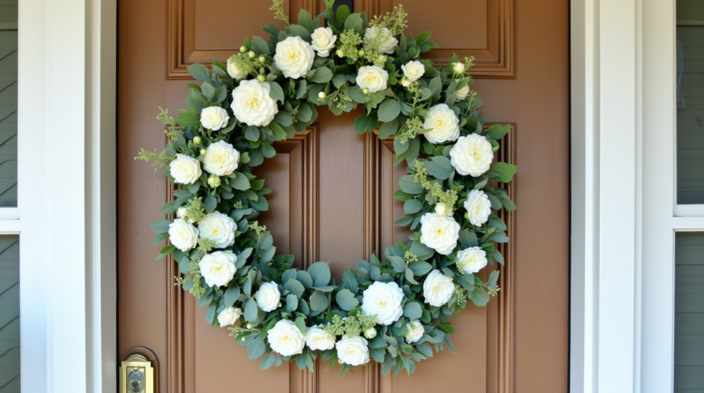 spring wreath for front door