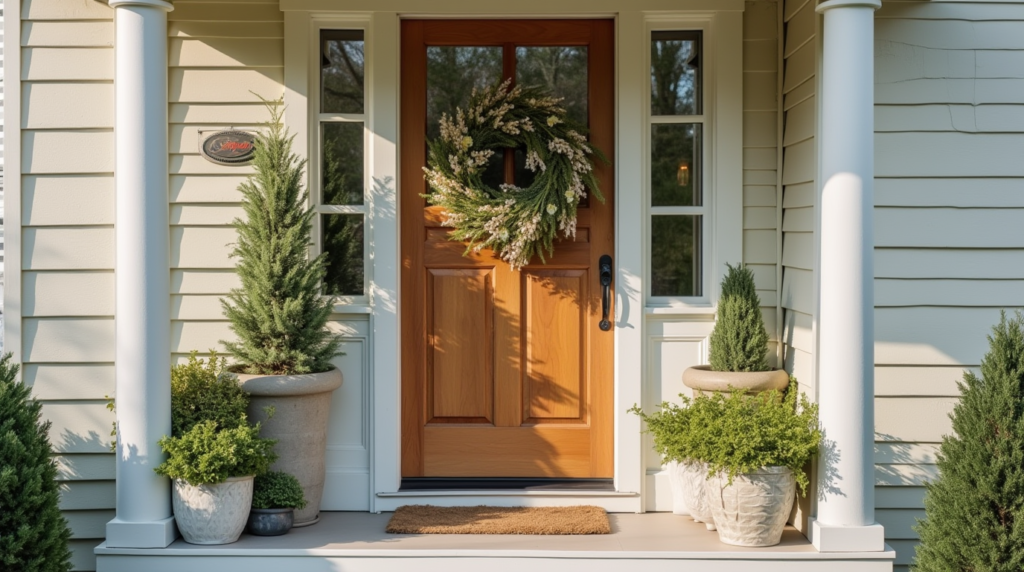 spring wreath for front door