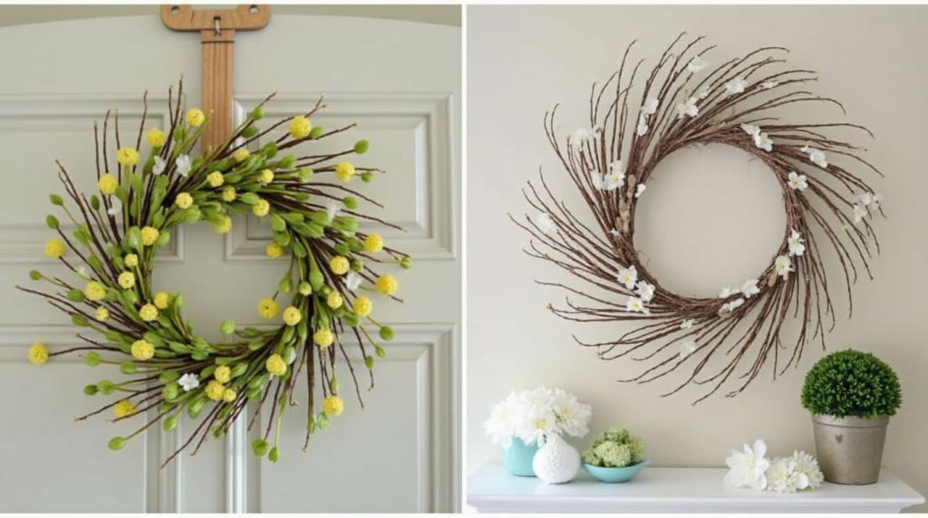 spring wreath for front door