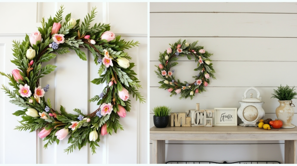 spring wreath for front door