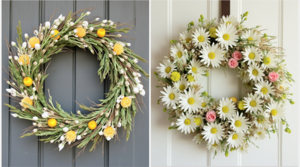 spring wreath for front door