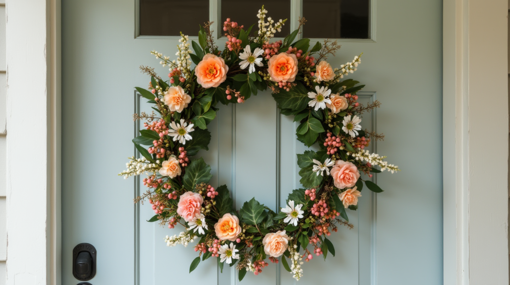 spring wreath for front door