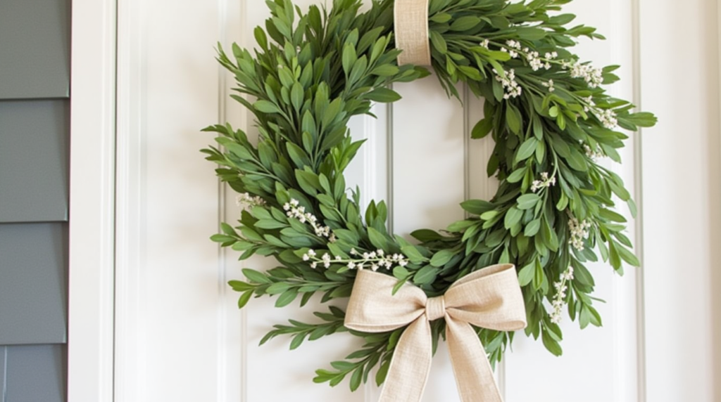 spring wreath for front door