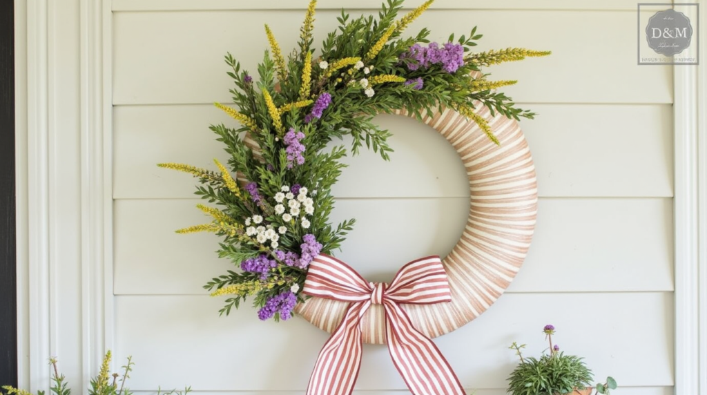 spring wreath for front door