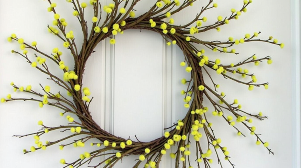 spring wreath for front door