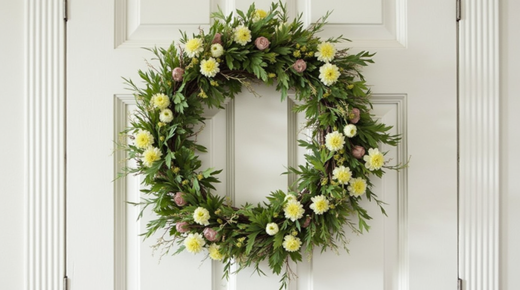 spring wreath for front door