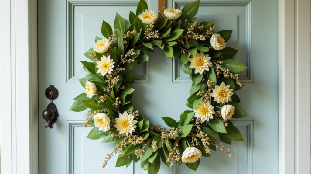 spring wreath for front door