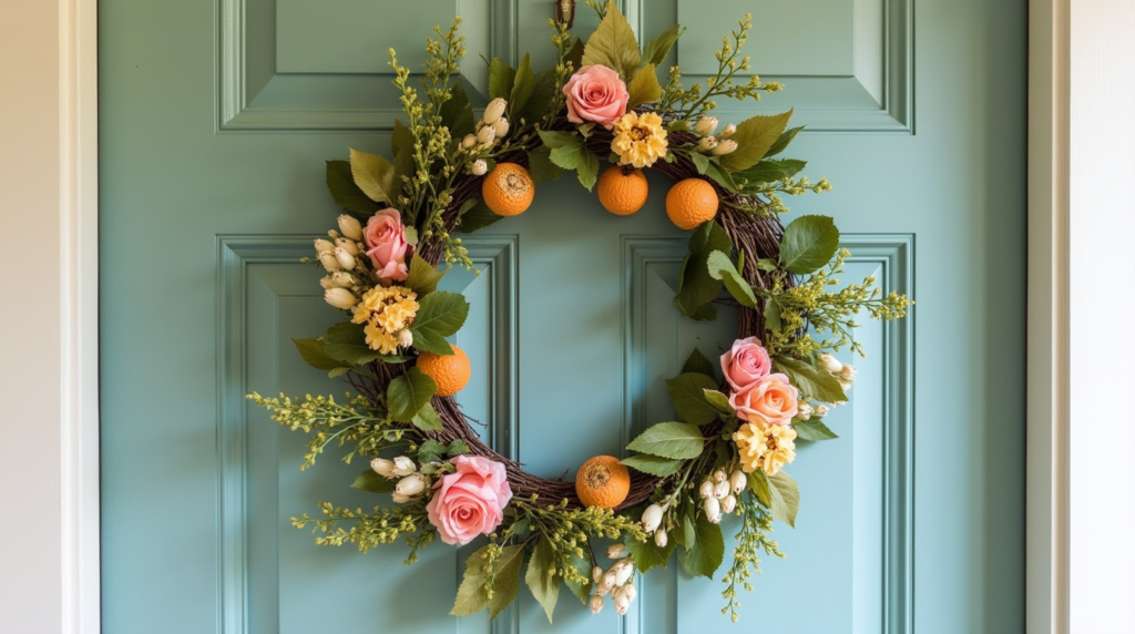 spring wreath for front door