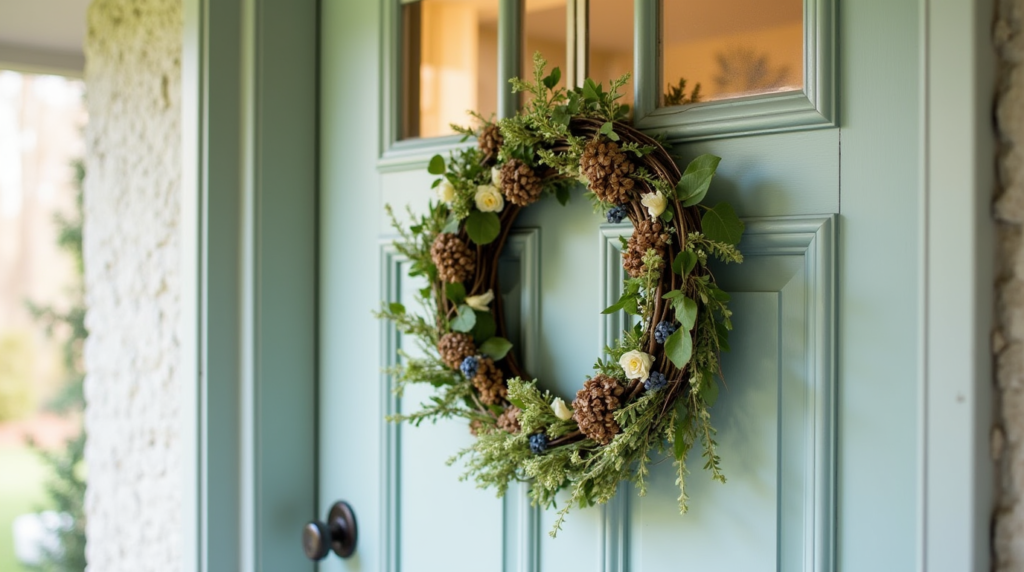 spring wreath for front door