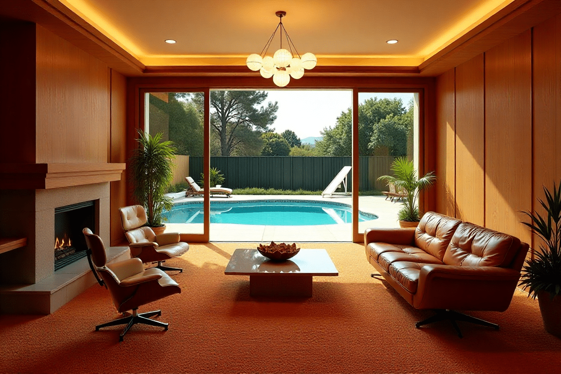 time capsule homes 1960s living room