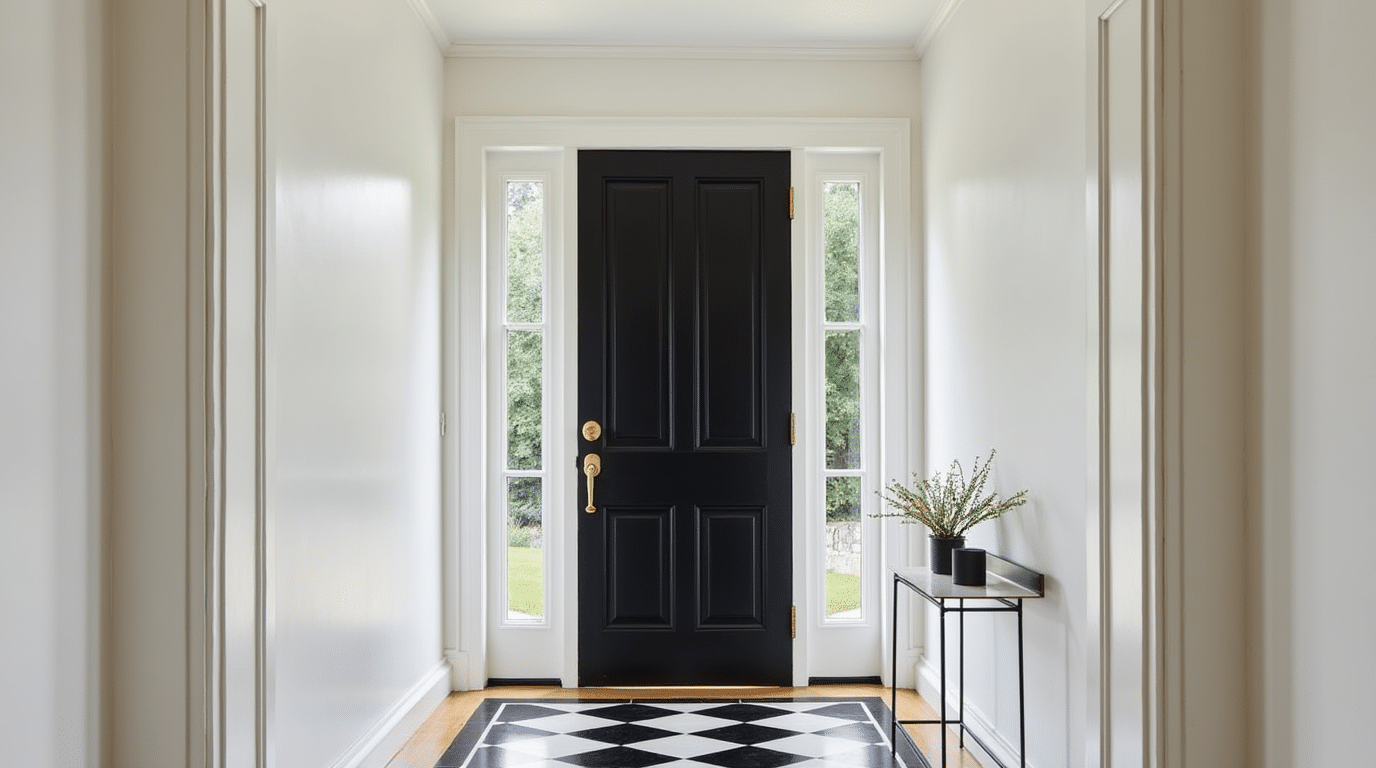 black door