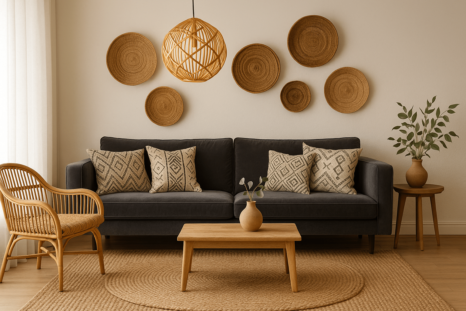boho living room