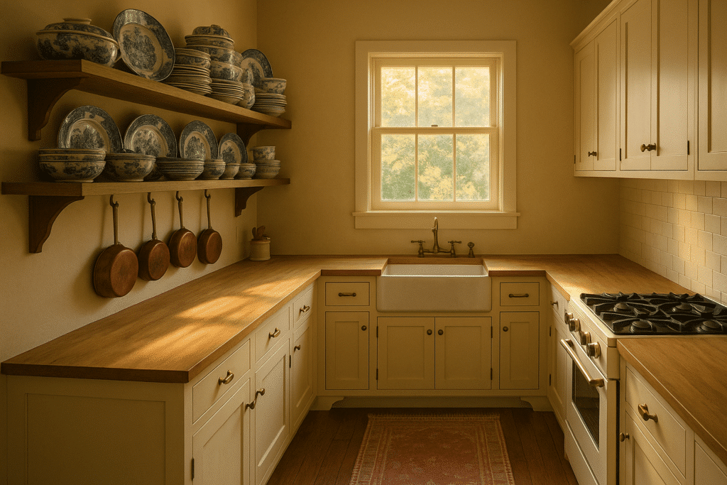 granny chic kitchen