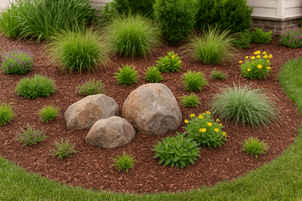 Front Yard Landscaping Ideas with Rocks