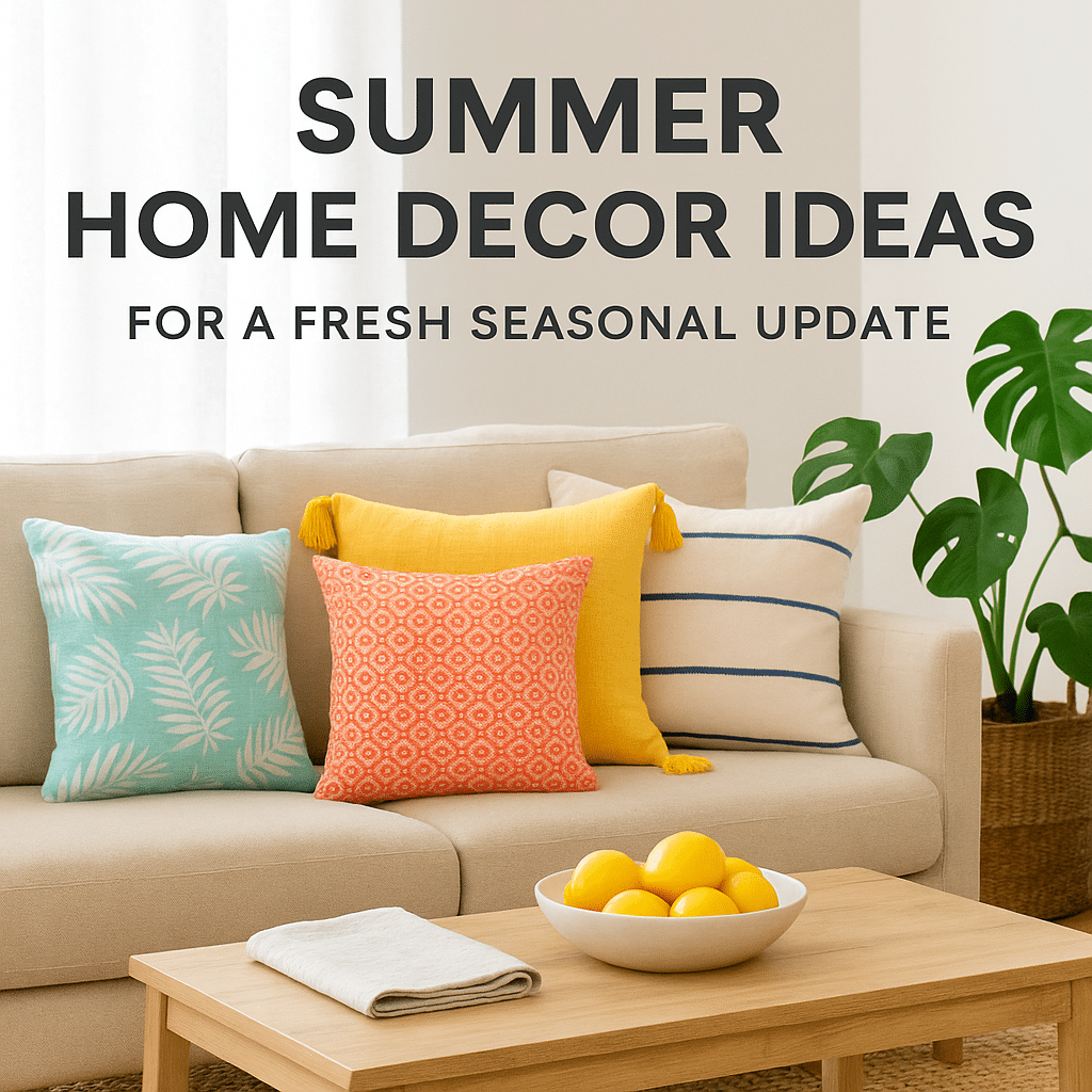 Summer Home Decor Ideas for a Fresh Seasonal Update
