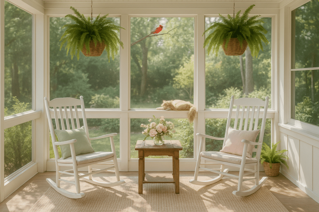 covered outdoor living spaces