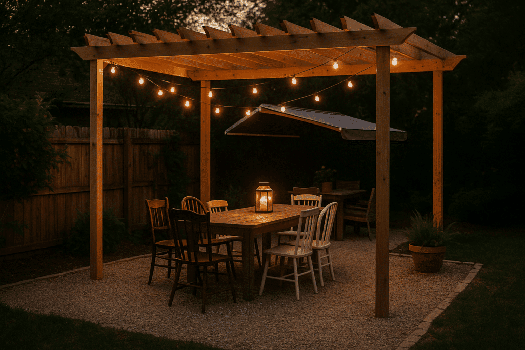 covered outdoor living spaces