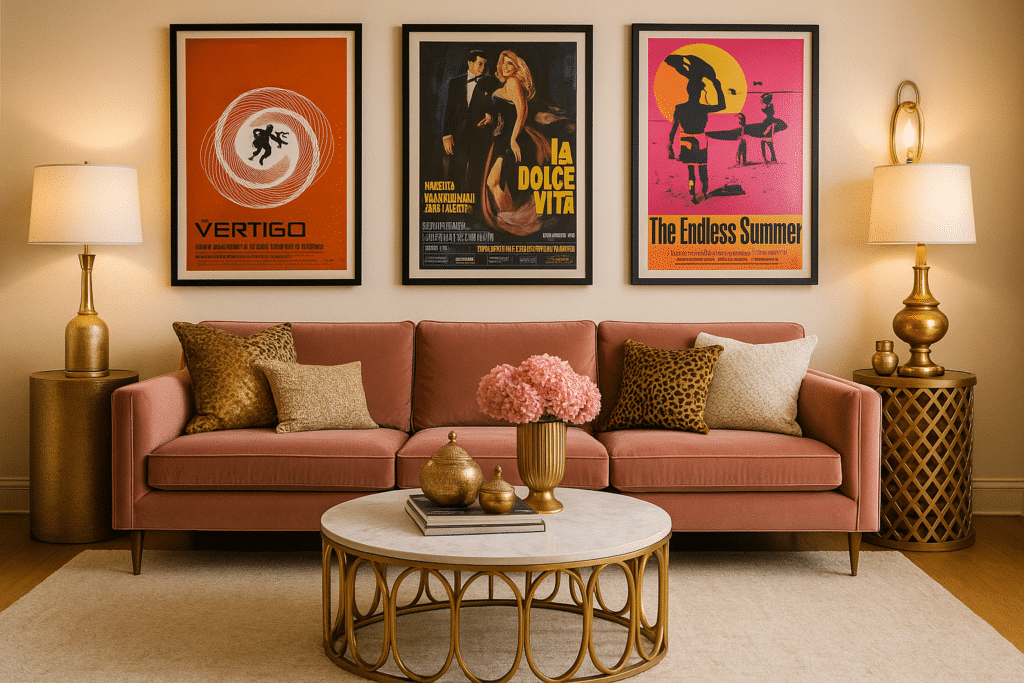 eclectic living room