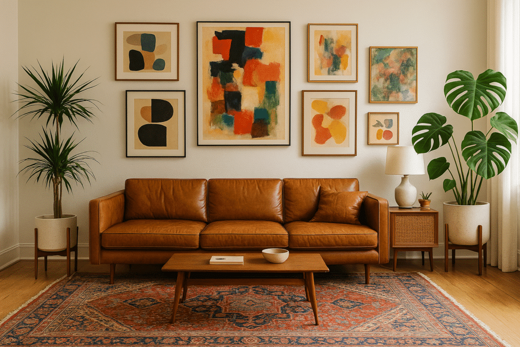 eclectic living room