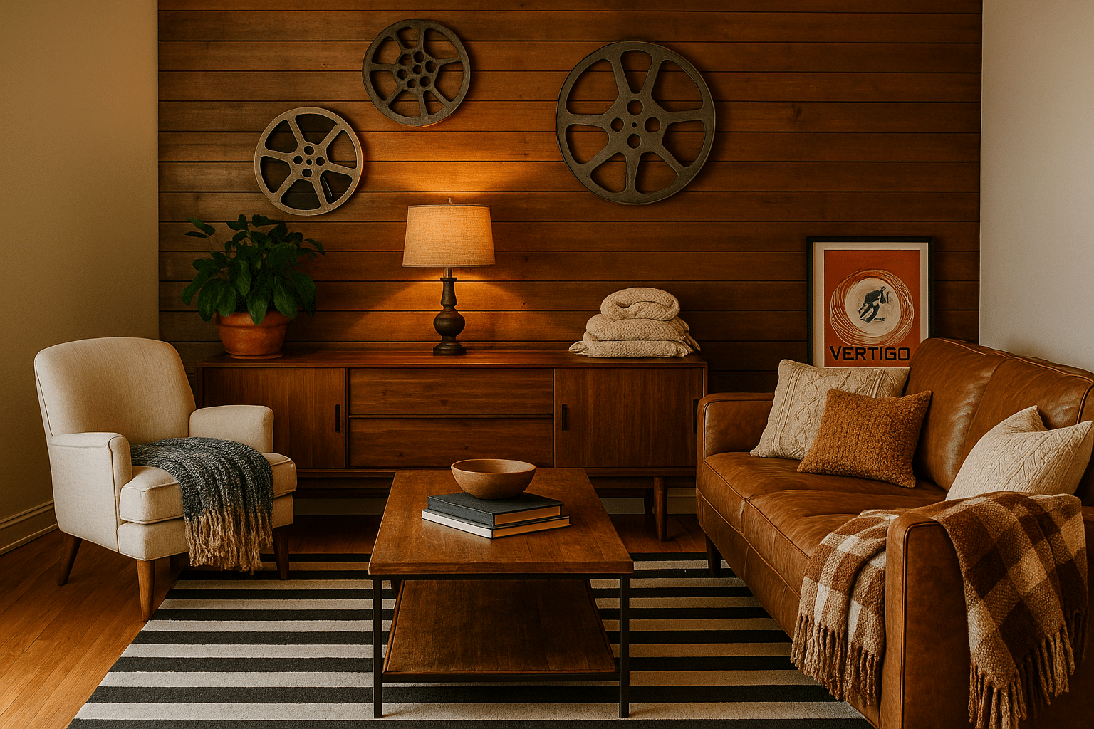 eclectic living room