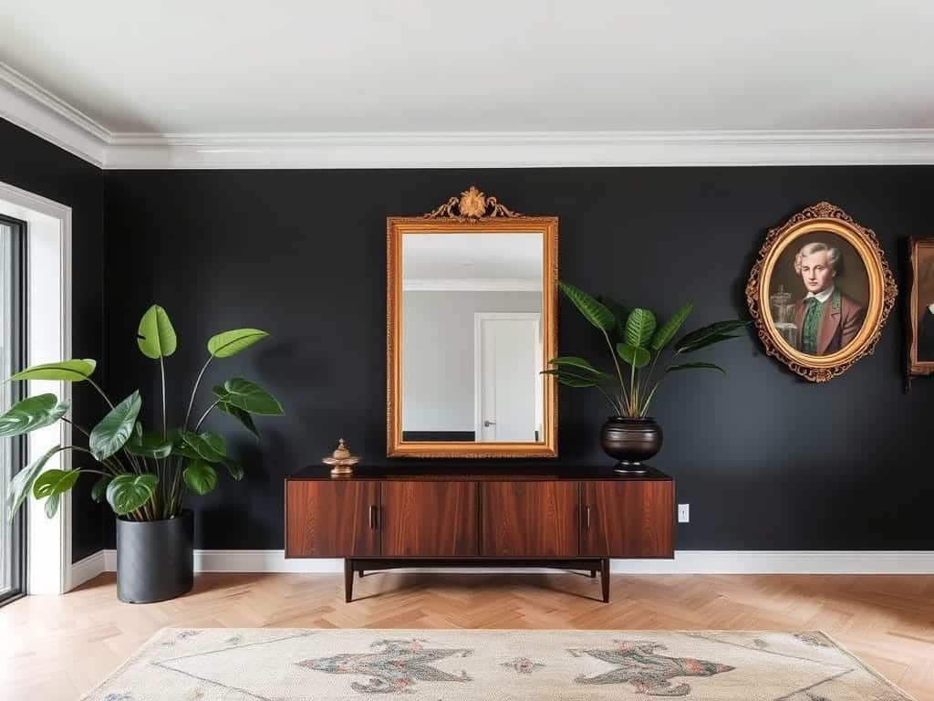 eclectic living room