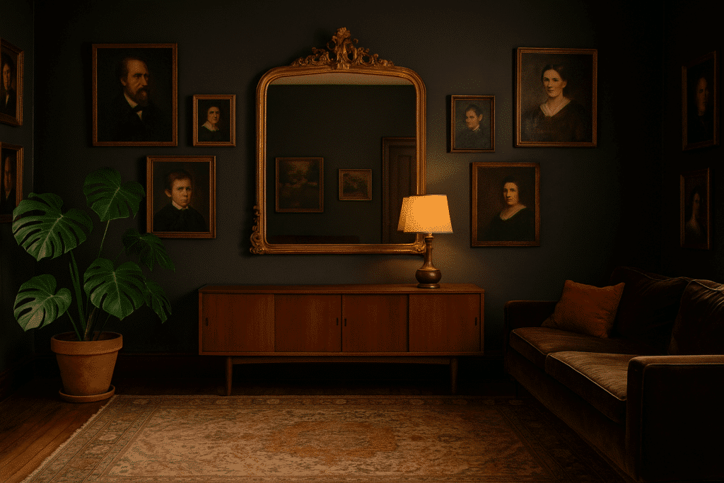 eclectic living room