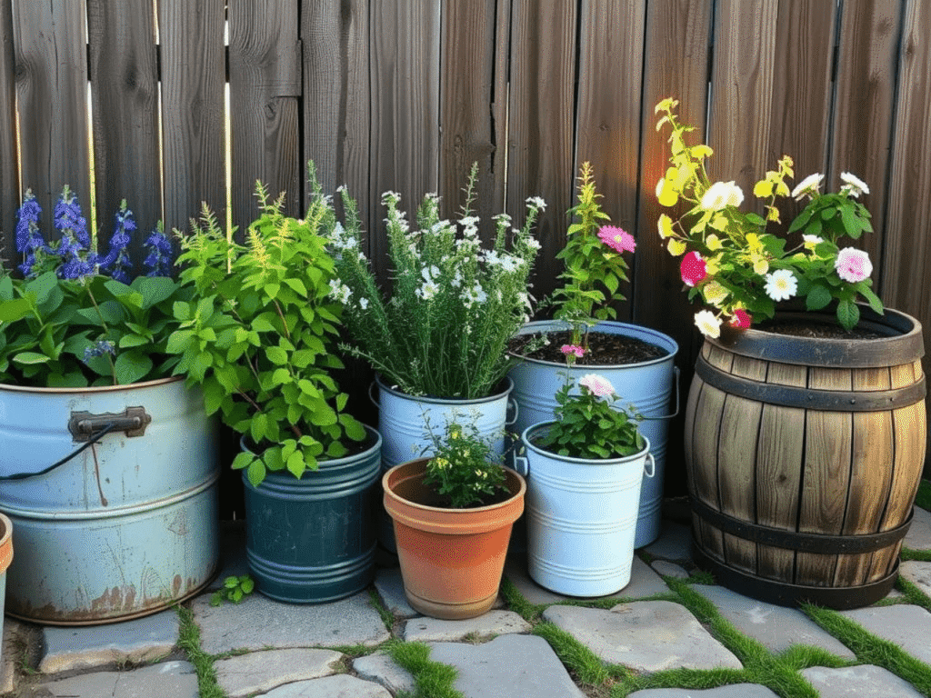 vintage garden decor